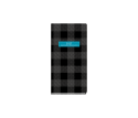 Plaid Weekly Diary Pocket Black