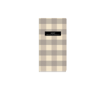 Plaid Weekly Diary Pocket...