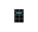 Plaid Weekly Diary Mini Black