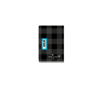 Plaid Weekly Diary Mini Black
