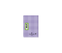 Plaid Weekly Diary Mini Purple